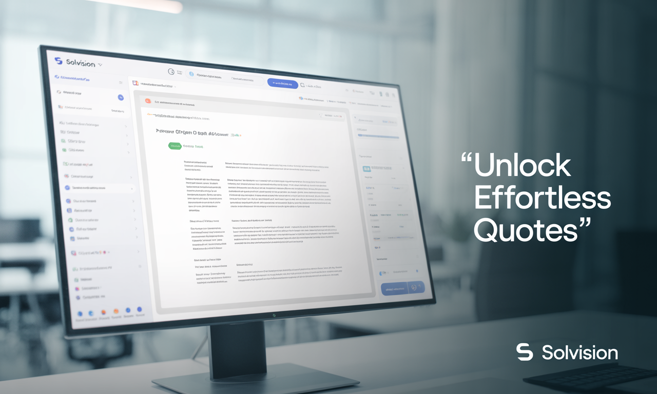 Create Professional Quotes Effortlessly with Solvision’s Latest Tools 26 Create Professional Quotes Effortlessly with Solvision’s Latest Tools