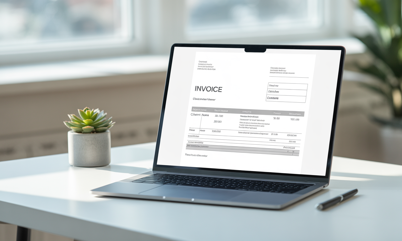 Best Invoice Template for Self Employed UK Professionals