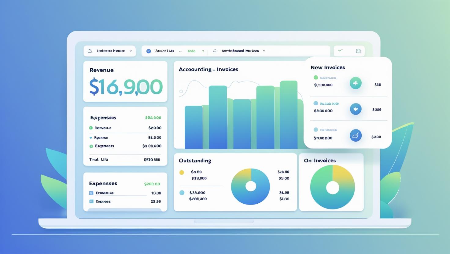 A dashboard view of Solvision's time tracking tool, showing hours logged against different projects.
