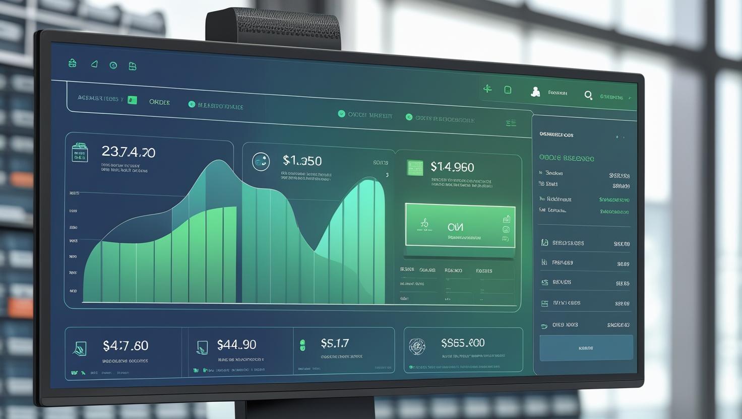 A retail employee using a mobile barcode scanner to efficiently manage stock on the shelves.