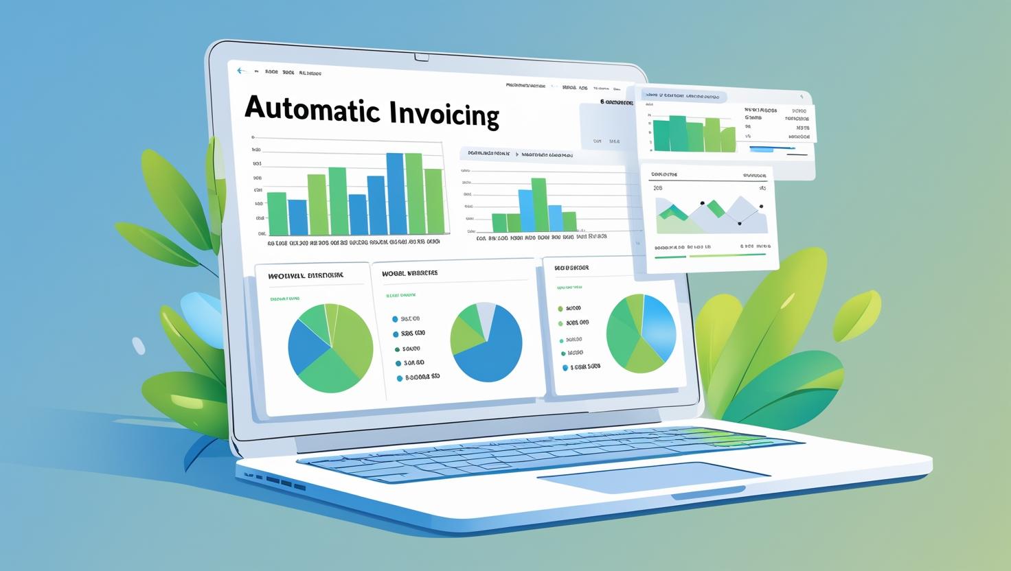 Automatic Invoicing Software – Why Businesses Trust Solvision for Hassle-Free Billing Solutions 26 A split image showing a messy desk with paper invoices on one side and a clean, organized desk with a laptop displaying Solvision's software on the other.
