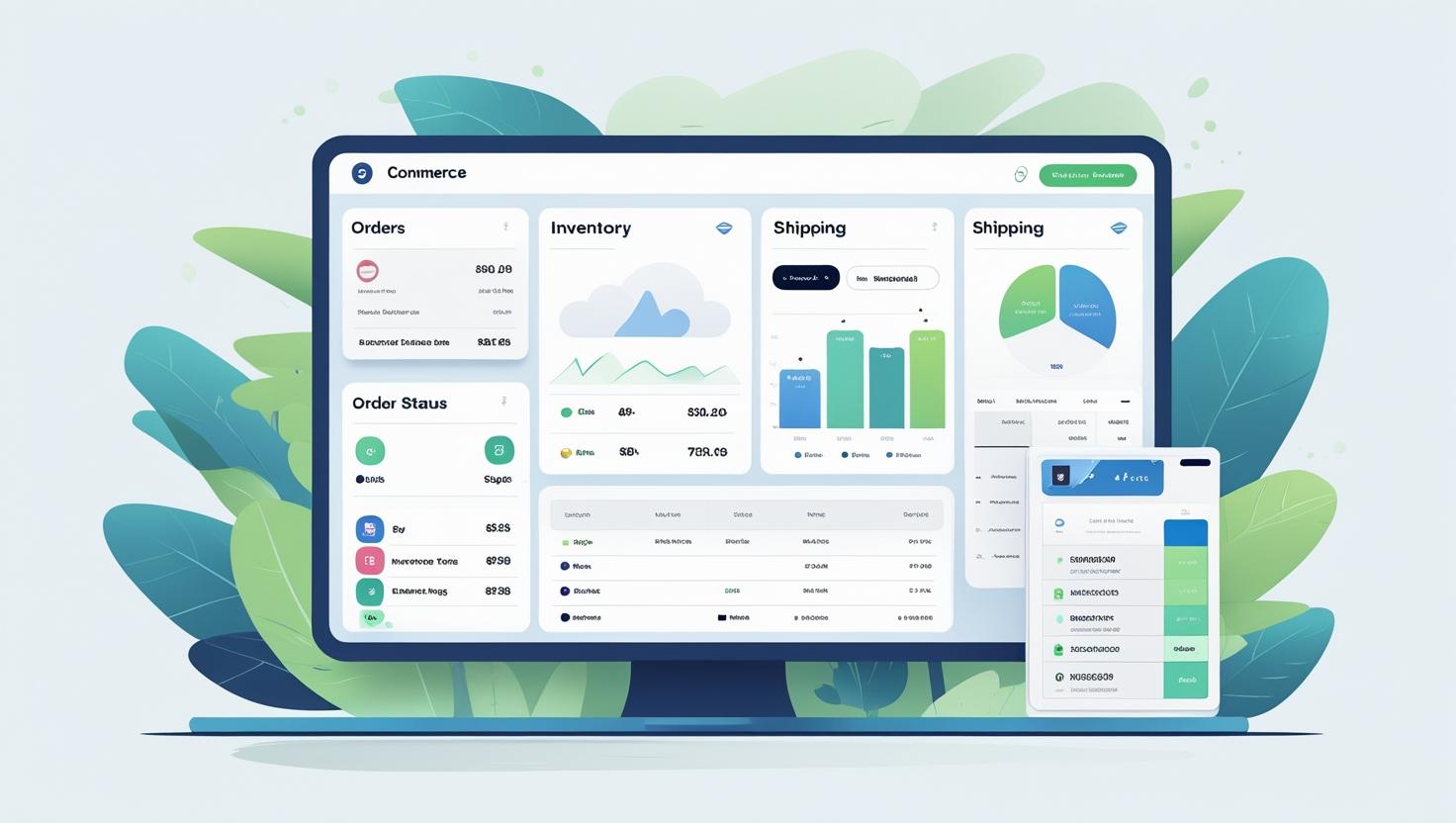 Infographic showing benefits of automated order management for e-commerce