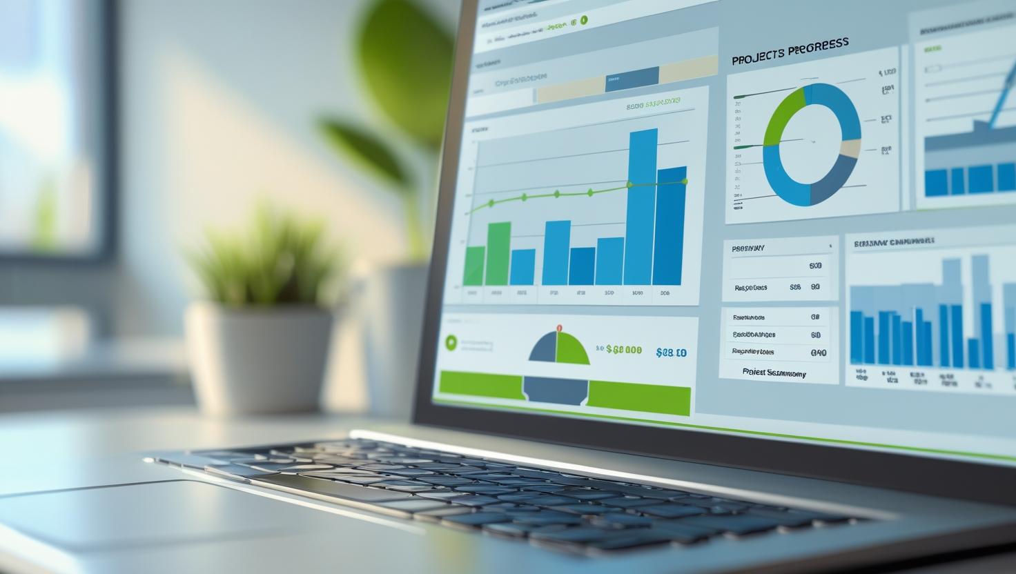 Top 10 Quote and Estimate Software Solutions Transforming Business Operations 26 A dashboard of a quote and estimate software showing analytics and key performance indicators.