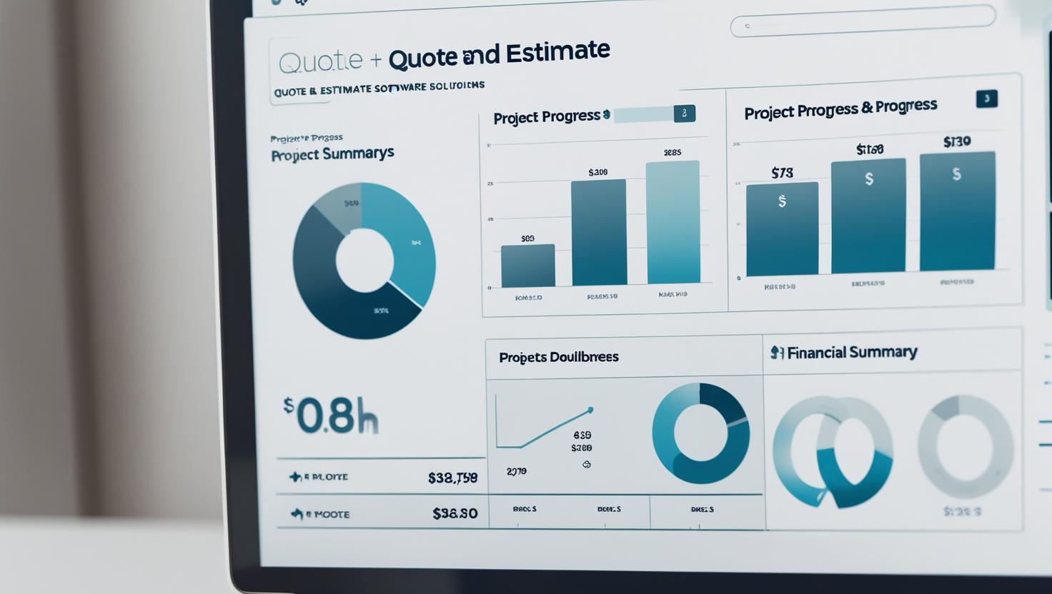 Top 10 Quote and Estimate Software Solutions Transforming Business Operations 27 A team collaborating on a project estimate using cloud-based software on various devices.