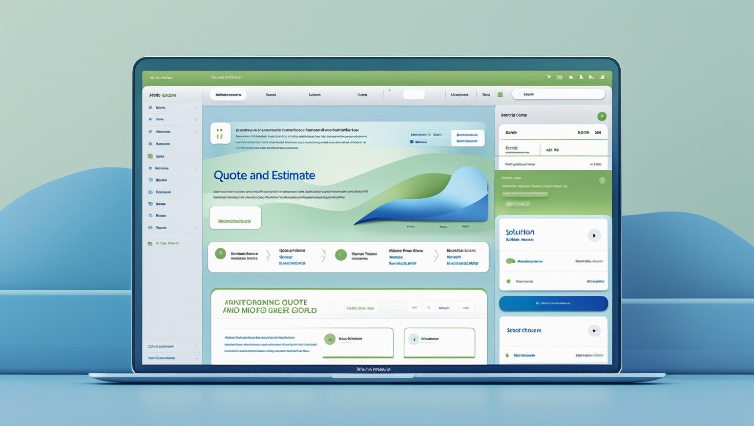 Top 10 Quote and Estimate Software Solutions Transforming Business Operations 25 A business professional using a tablet to create a quote with modern software, symbolizing efficiency.